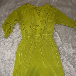 Neon dress. 3/4 sleeve. Lightweight